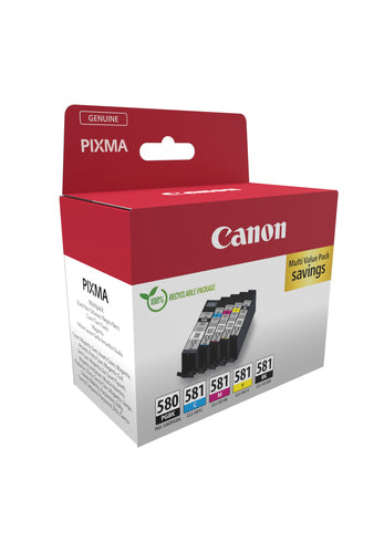 Canon 2078C007 ink cartridge 5 pc(s) Original Black, Blue, Cyan, Magenta, Yellow Canon 2078C007 ink cartridge 5 pc(s) Original Black, Blue, Cyan, Magenta, Yellow
